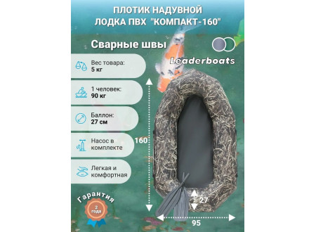 Плотик Compakt 160 ГР камуфляж Плотик Compakt 160 ГР камуфляж